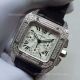 Copy Cartier Santos 100 Stainless Steel Diamond Watch (3)_th.jpg
